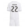 Dječji Nogometni Dres Real Madrid Antonio Rudiger #22 Domaci 2025-26 Kratak Rukav (+ Kratke hlače)